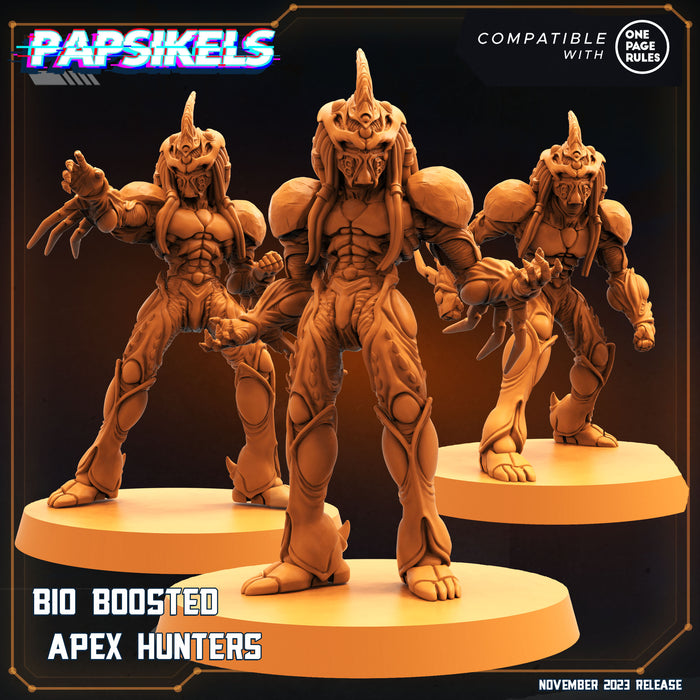 Bio Boosted Apex Hunter Miniatures | Skull Hunters 2 | Sci-Fi Miniature | Papsikels