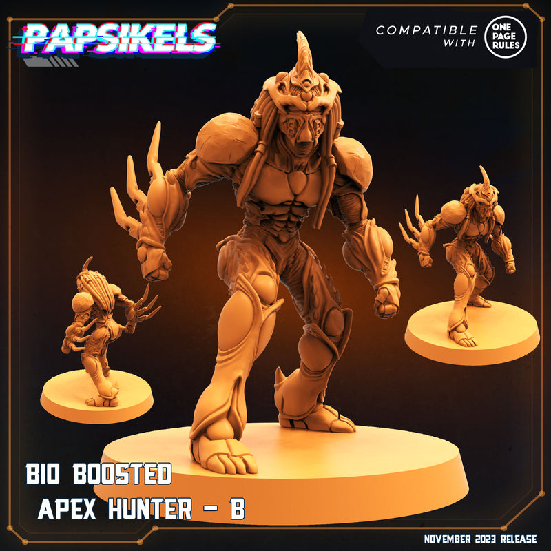 Bio Boosted Apex Hunter B | Skull Hunters 2 | Sci-Fi Miniature | Papsikels