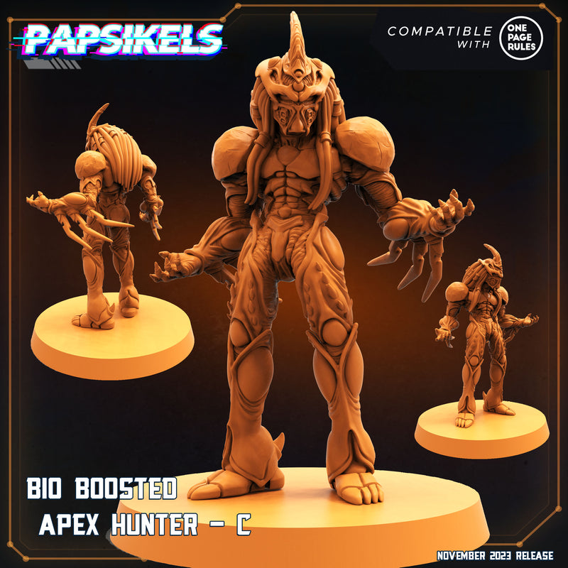 Bio Boosted Apex Hunter Miniatures | Skull Hunters 2 | Sci-Fi Miniature | Papsikels