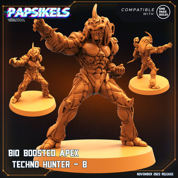 Bio Boosted Techno Apex Hunter B | Skull Hunters 2 | Sci-Fi Miniature | Papsikels