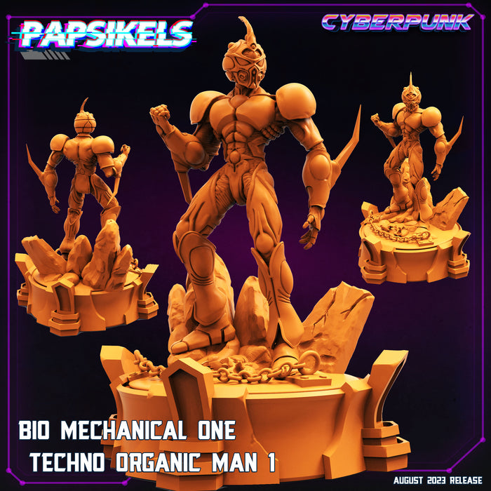 Techno Organic Man 1 | Cyberpunk | Sci-Fi Miniature | Papsikels