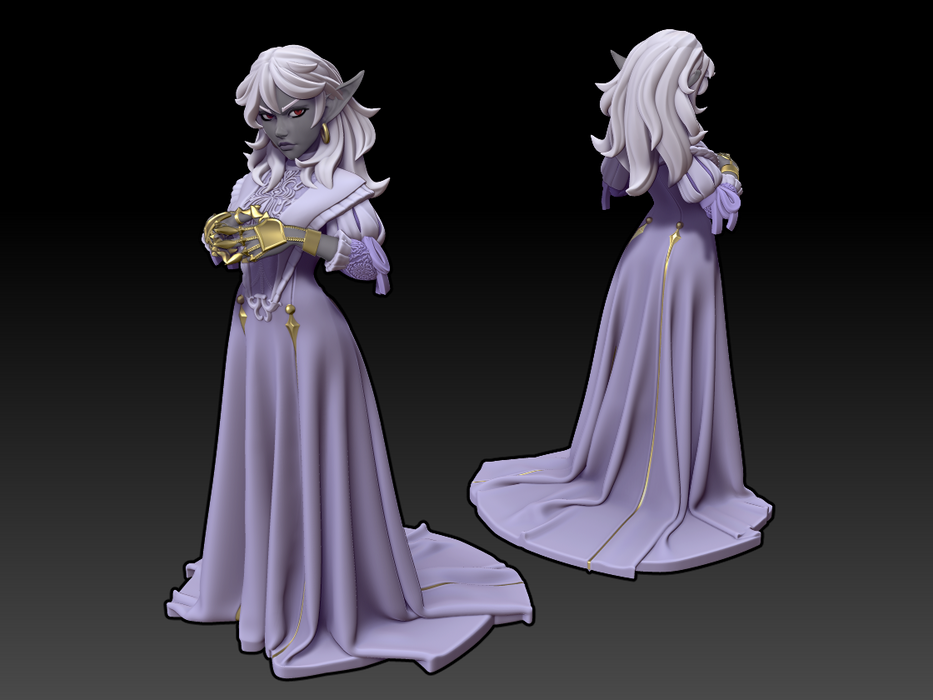 Drow Noble Felynril | Adventurer Season | Twin Goddess Miniatures