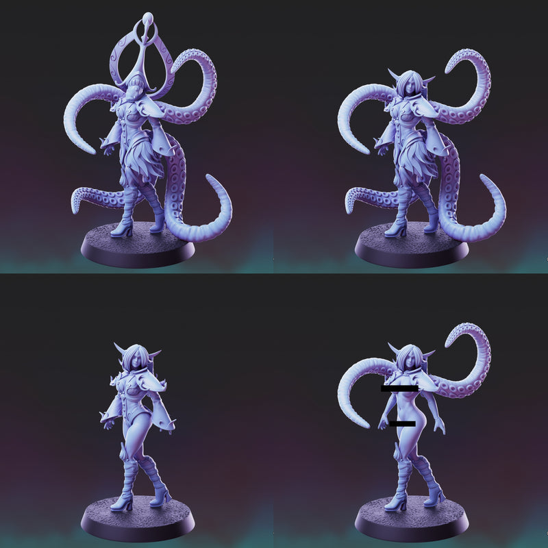 Eldritch Elf Cultist Miniatures | Fantasy Miniature | PS Miniatures