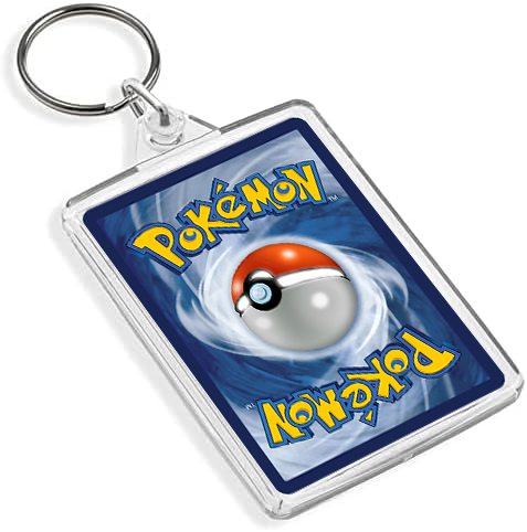 Pokemon TCG Card Art Style Keyring - Base Set