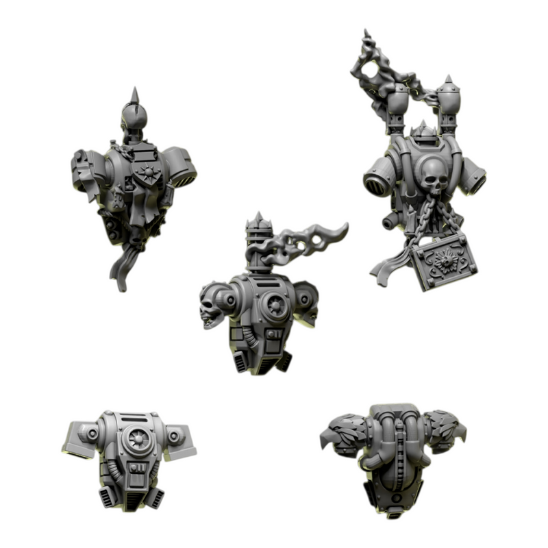 Backpacks 1 | Eternal Pilgrims | Conversion Bits For 28mm 32mm Sci-fi Marines