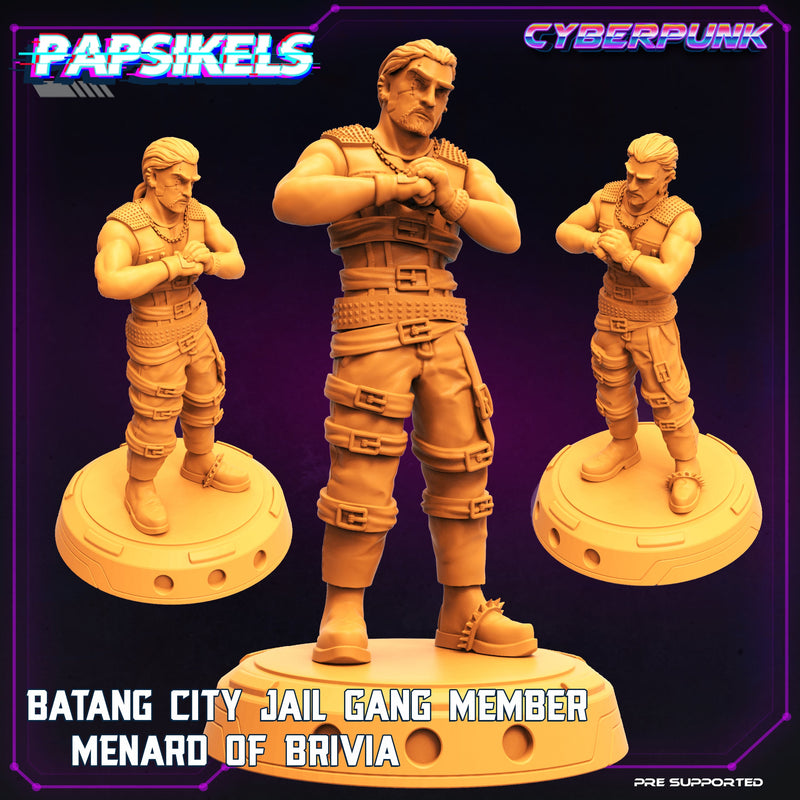 Batang City Jail Gang Miniatures (Full Set) | Sci-Fi Miniature | Papsikels TabletopXtra