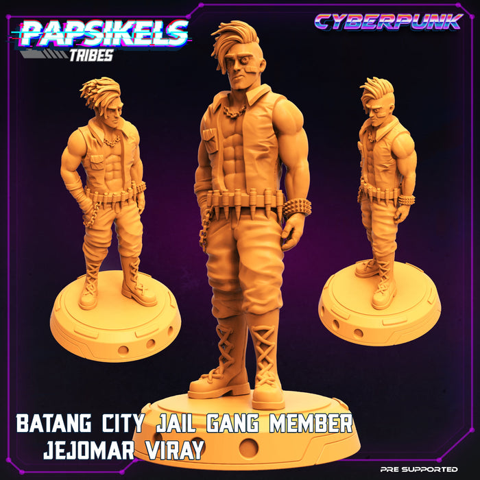 Batang City Jail Gang Miniatures (Full Set) | Sci-Fi Miniature | Papsikels TabletopXtra