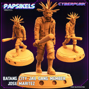 Batang City Jail Gang Miniatures (Full Set) | Sci-Fi Miniature | Papsikels TabletopXtra