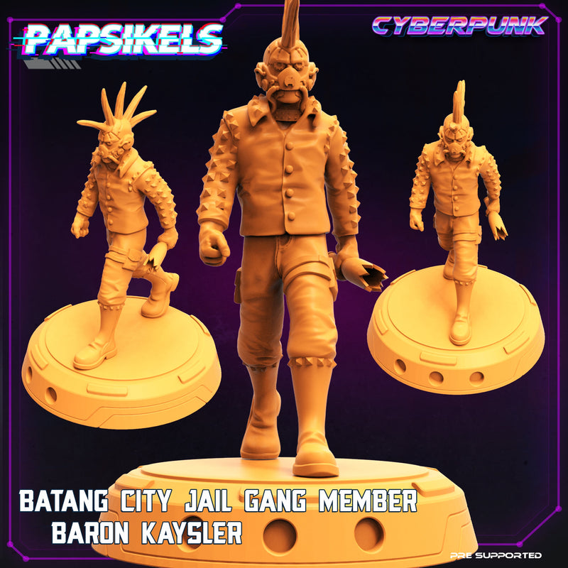 Batang City Jail Gang Miniatures (Full Set) | Sci-Fi Miniature | Papsikels TabletopXtra