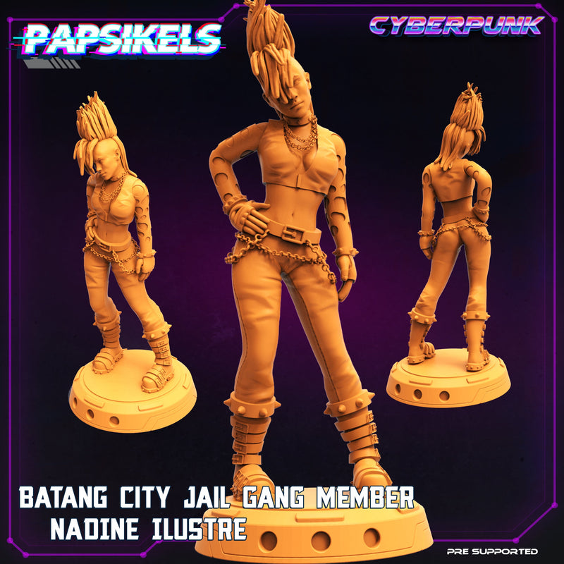 Batang City Jail Gang Miniatures (Full Set) | Sci-Fi Miniature | Papsikels TabletopXtra