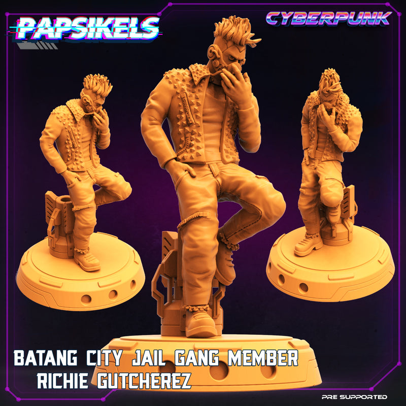 Batang City Jail Gang Miniatures (Full Set) | Sci-Fi Miniature | Papsikels TabletopXtra