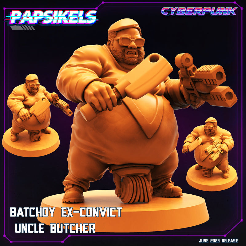 Batchoy Ex-Convict Miniatures | Cyberpunk | Sci-Fi Miniature | Papsikels TabletopXtra