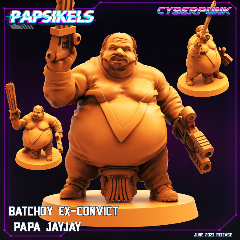 Batchoy Ex-Convict Miniatures | Cyberpunk | Sci-Fi Miniature | Papsikels TabletopXtra