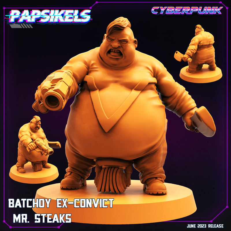 Batchoy Ex-Convict Miniatures | Cyberpunk | Sci-Fi Miniature | Papsikels TabletopXtra