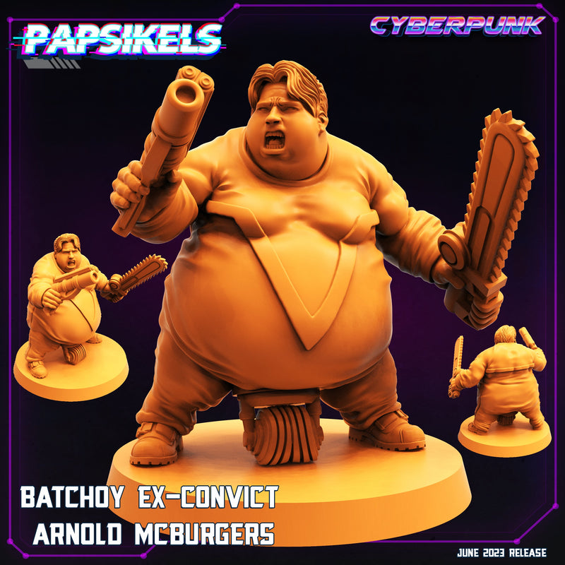 Batchoy Ex-Convict Miniatures | Cyberpunk | Sci-Fi Miniature | Papsikels TabletopXtra
