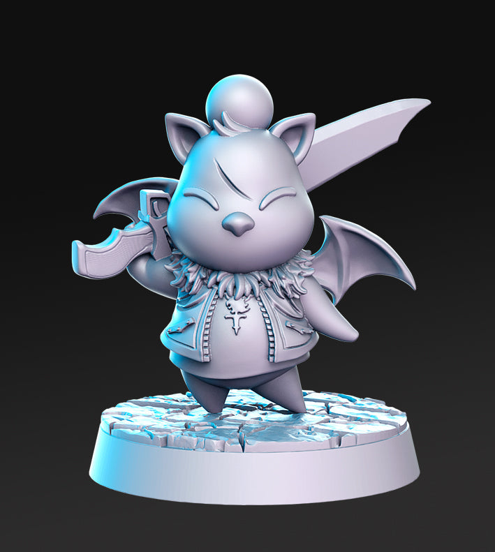 Batomon Warrior Tsuko | Classic JRPG Vol 1 | Fantasy Miniature | RN Estudio TabletopXtra