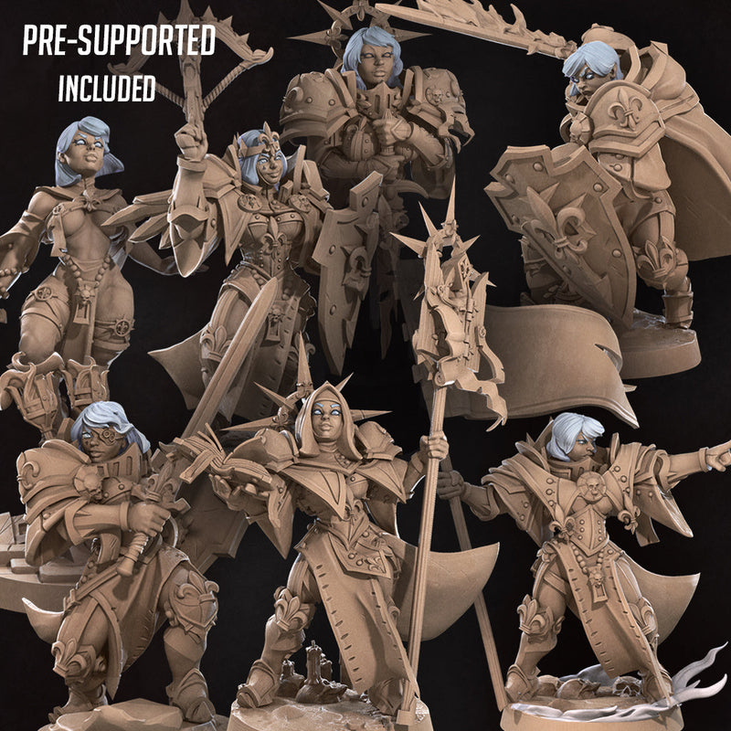 Battle Sisters Part 2 Miniatures (Full Set) | Fantasy Miniature | Bite the Bullet TabletopXtra