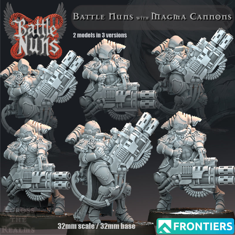 Magma Cannon Squad Miniatures | Battle Nuns | Across the Realms