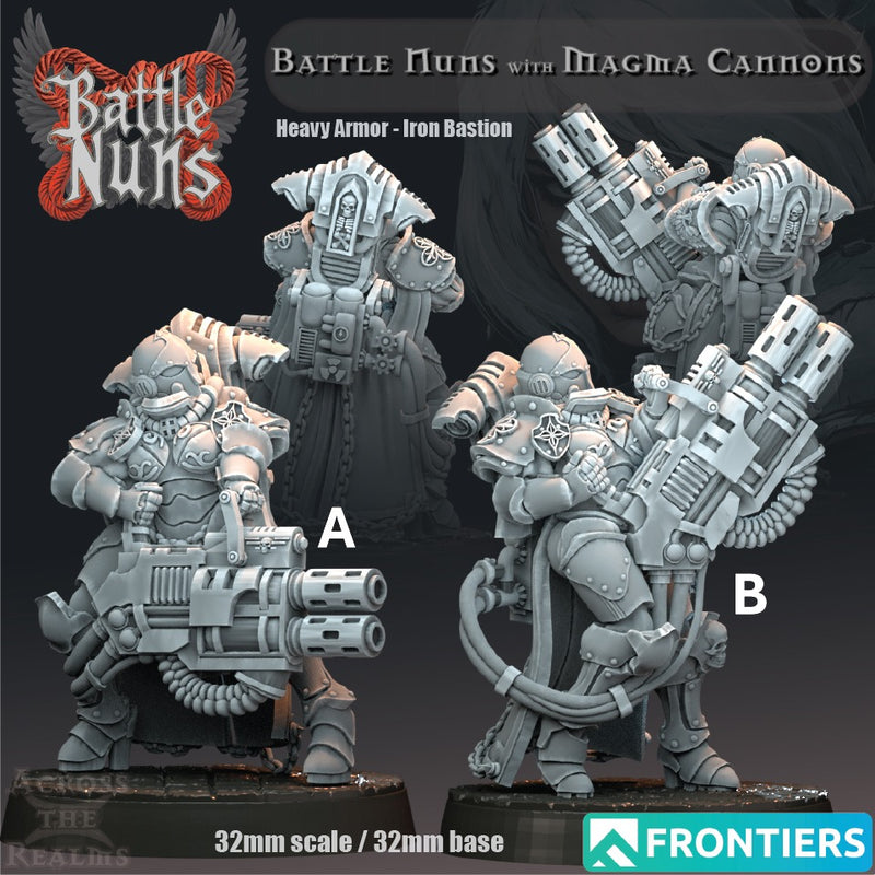 Magma Cannon Squad Miniatures | Battle Nuns | Across the Realms