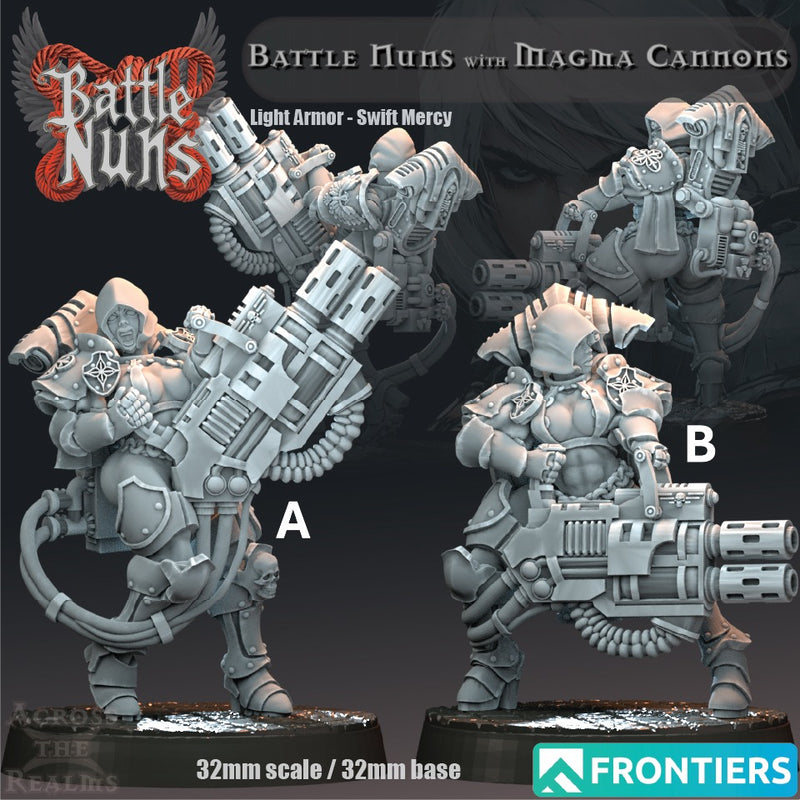 Magma Cannon Squad Miniatures | Battle Nuns | Across the Realms