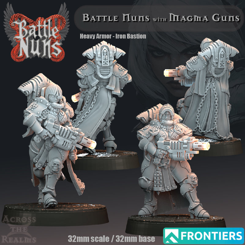 Magma Guns Squad Miniatures | Battle Nuns | Across the Realms