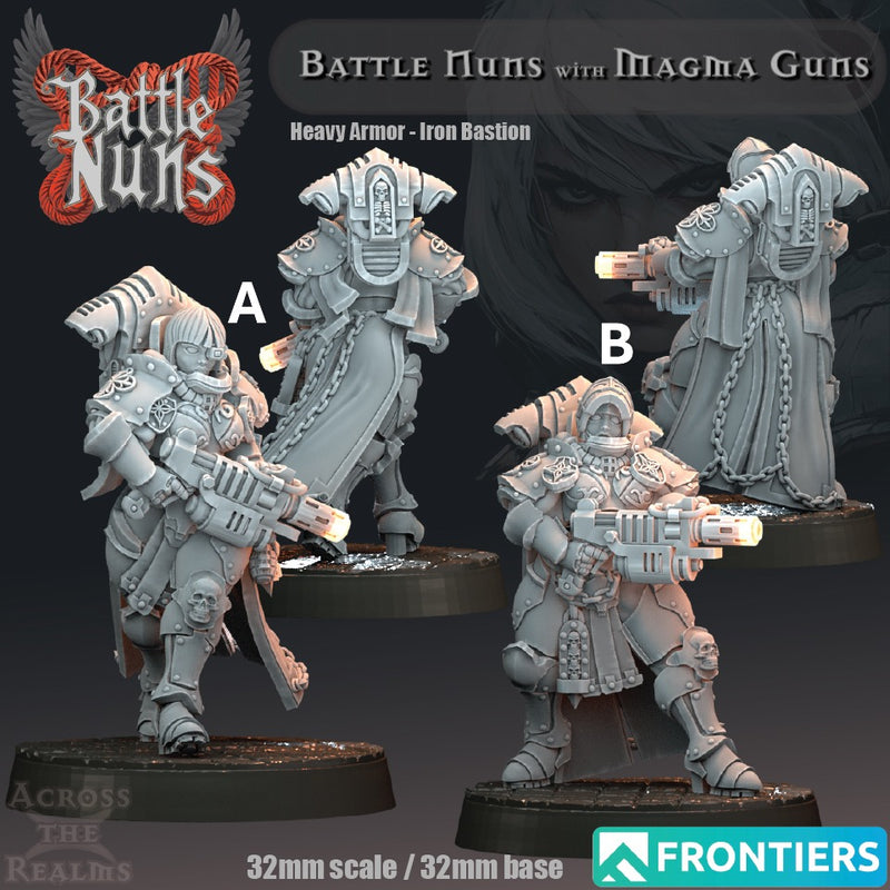 Magma Guns Squad Miniatures | Battle Nuns | Across the Realms