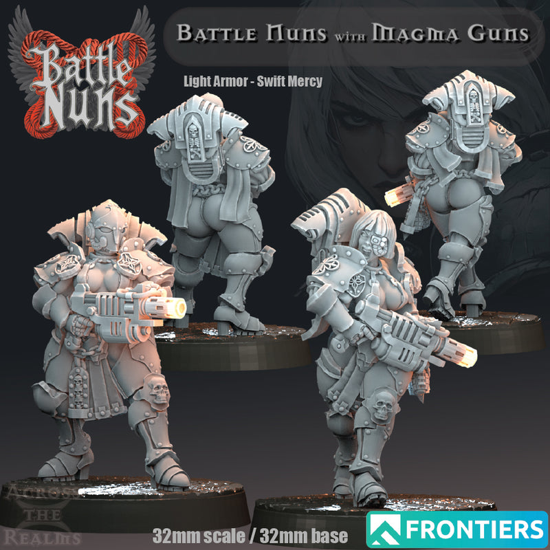 Magma Guns Squad Miniatures | Battle Nuns | Across the Realms