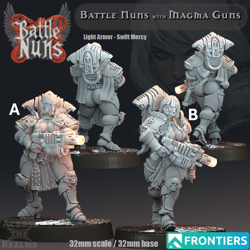 Magma Guns Squad Miniatures | Battle Nuns | Across the Realms