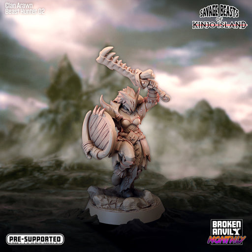 Beast Hunter B | Savage Beasts of Kinjo Island | Tabletop RPG Miniature TabletopXtra