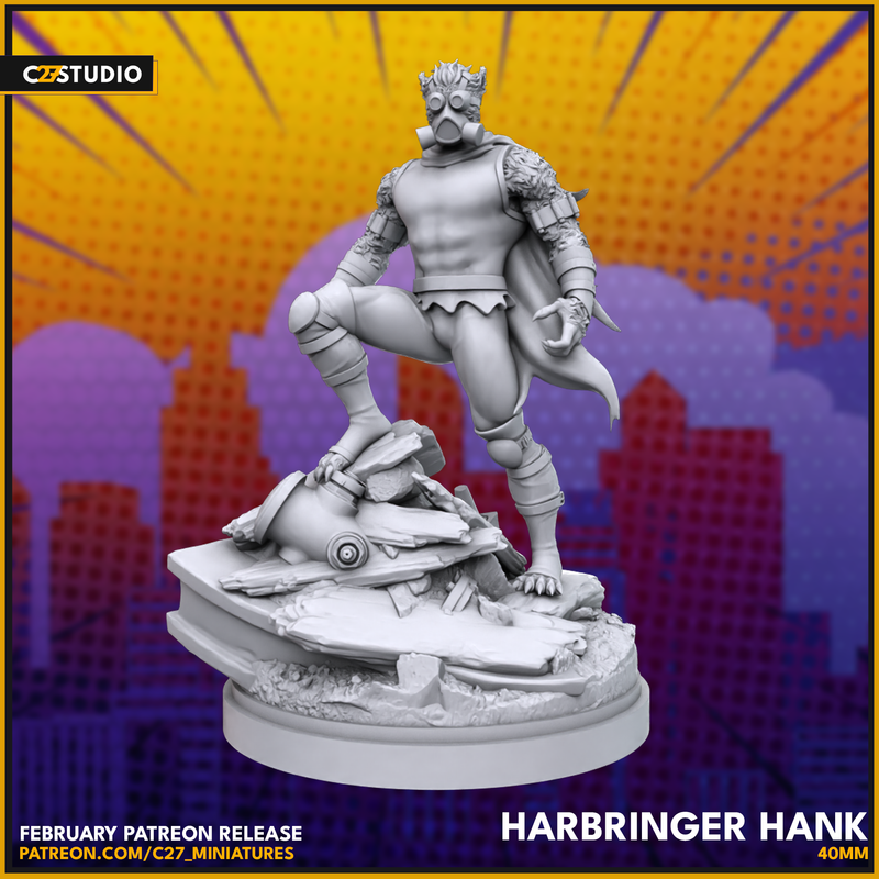 Harbringer Hank | Heroes | Sci-Fi Miniature | C27 Studio
