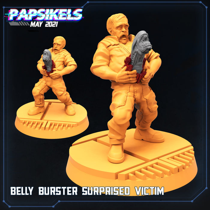 Belly Burster Surprised Victim | Aliens Vs Humans | Sci-Fi Miniature | Papsikels TabletopXtra