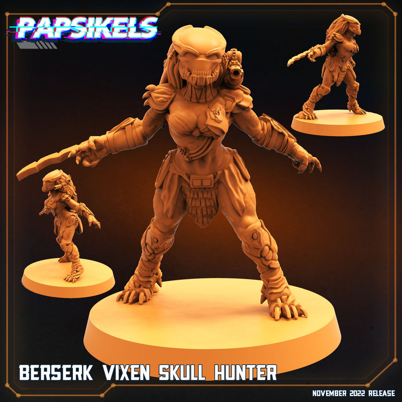 Skull Hunter Miniatures | Aliens Vs Skull Hunters II | Sci-Fi Miniature | Papsikels