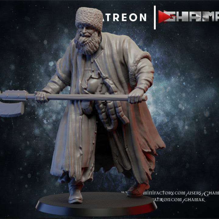 Big Zombie 2 | Undead | Fantasy Miniature | Ghamak TabletopXtra