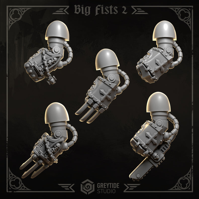 Big Fists & Claws | Eternal Crusaders | Conversion Bits For 28mm 32mm Sci-fi Marines