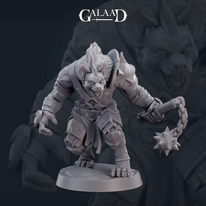 Big Berserker A | Gnoll Clan | Fantasy Miniature | Galaad Miniatures