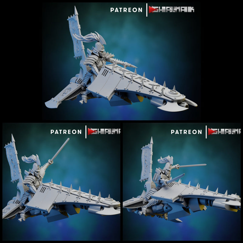 Biker Miniatures | Dark Elda | Fantasy Miniature | Ghamak TabletopXtra