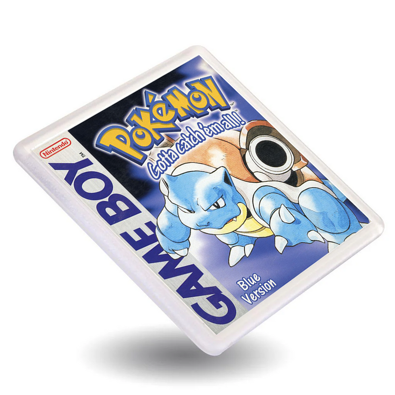 Gameboy Pokemon Red Blue Yellow Green - Retro Gaming Box Art Gift Coasters