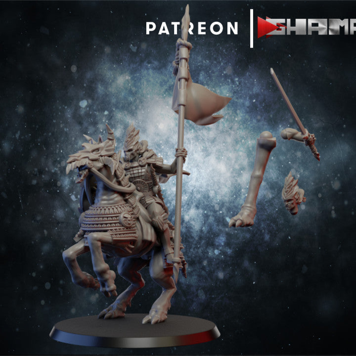 Blood Cavalry 1 | Undead | Fantasy Miniature | Ghamak TabletopXtra