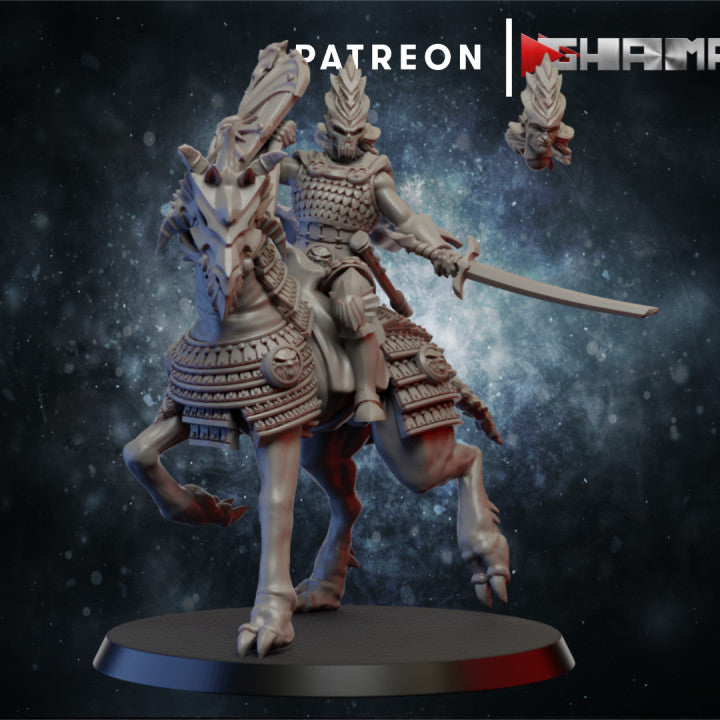 Blood Cavalry 2 | Undead | Fantasy Miniature | Ghamak TabletopXtra