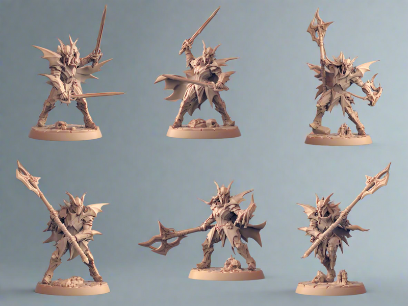 Bloodhunt Vampire Knight w/ Helmet Miniatures | The Bloodhunt | Fantasy D&D Miniature | Artisan Guild