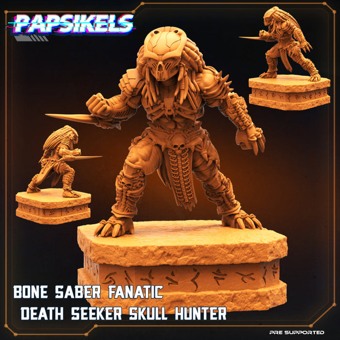 Bone Saber Fanatic Death Seeker | Sci-Fi Specials | Sci-Fi Miniature | Papsikels TabletopXtra