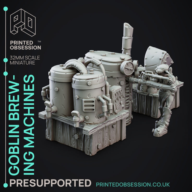 Brewing Machine | Goblin Brewers | Fantasy Miniature | Printed Obsession TabletopXtra
