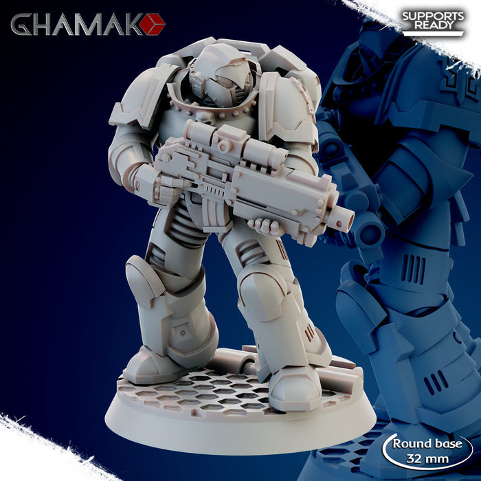 Brotherhood Militum (Precision Rifles) Miniatures | Brotherhood | Fantasy Miniature | Ghamak TabletopXtra