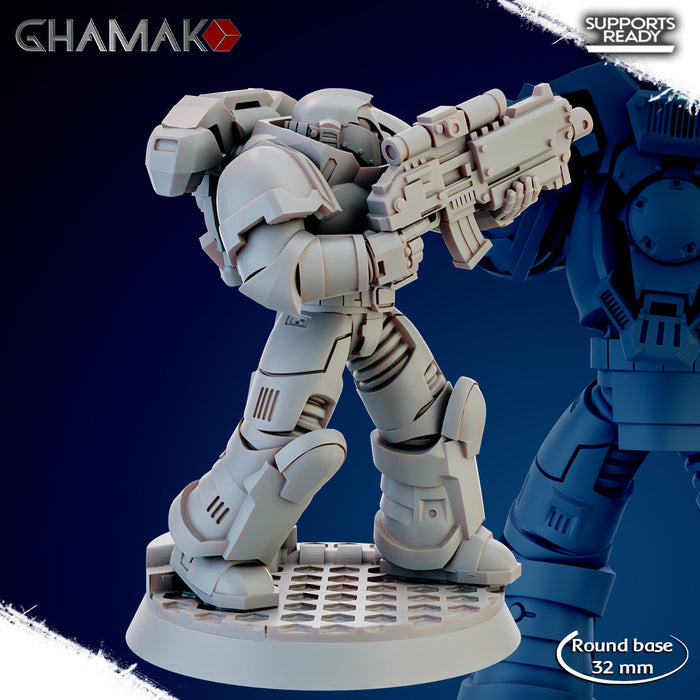 Brotherhood Militum (Precision Rifles) Miniatures | Brotherhood | Fantasy Miniature | Ghamak TabletopXtra