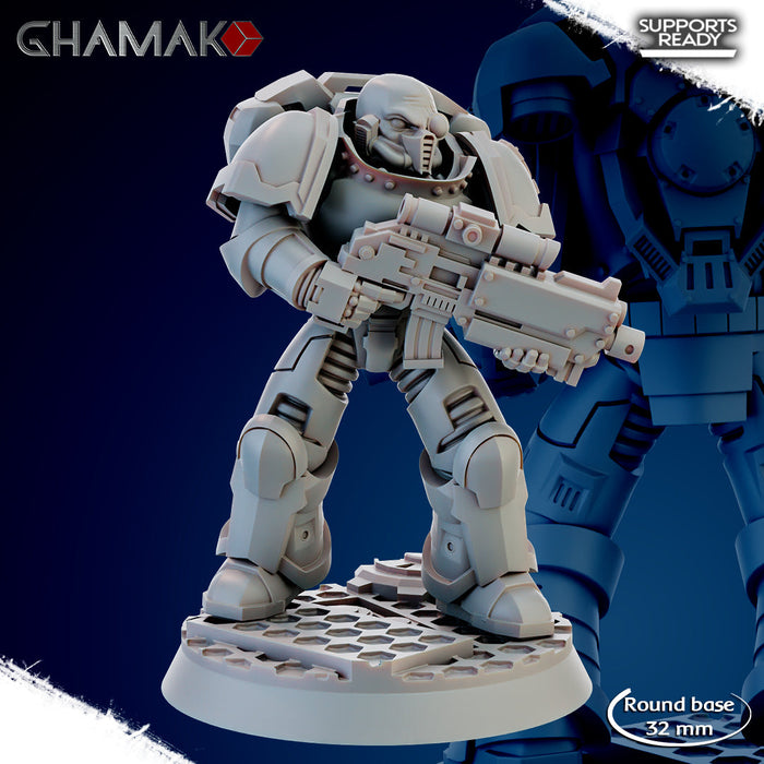 Brotherhood Militum (Precision Rifles) Miniatures | Brotherhood | Fantasy Miniature | Ghamak TabletopXtra