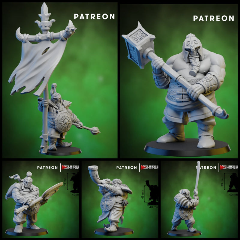 Brute Minatures | Ogres | Fantasy Miniature | Ghamak TabletopXtra