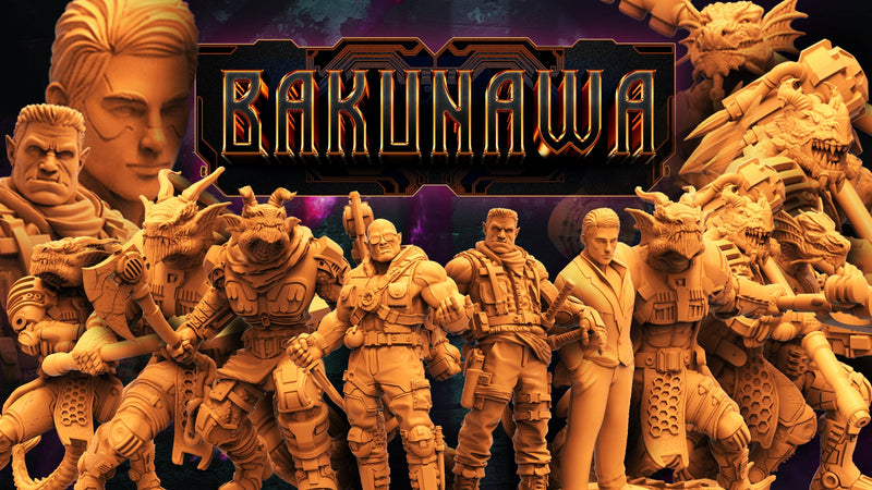 Bukunawa Miniatures (Full Set) | Sci-Fi Miniature | Papsikels TabletopXtra