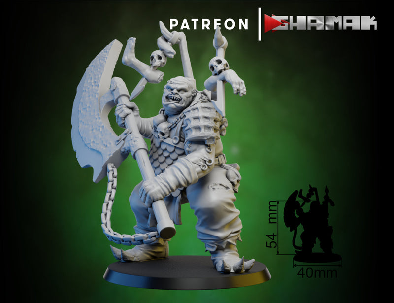 Butcher | Ogres | Fantasy Miniature | Ghamak TabletopXtra