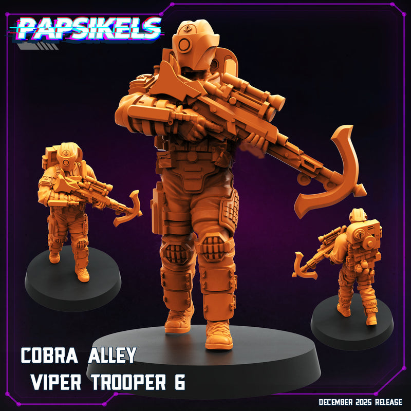 Cobra Alley Viper Troopers Miniatures | Cyberpunk | Papsikels