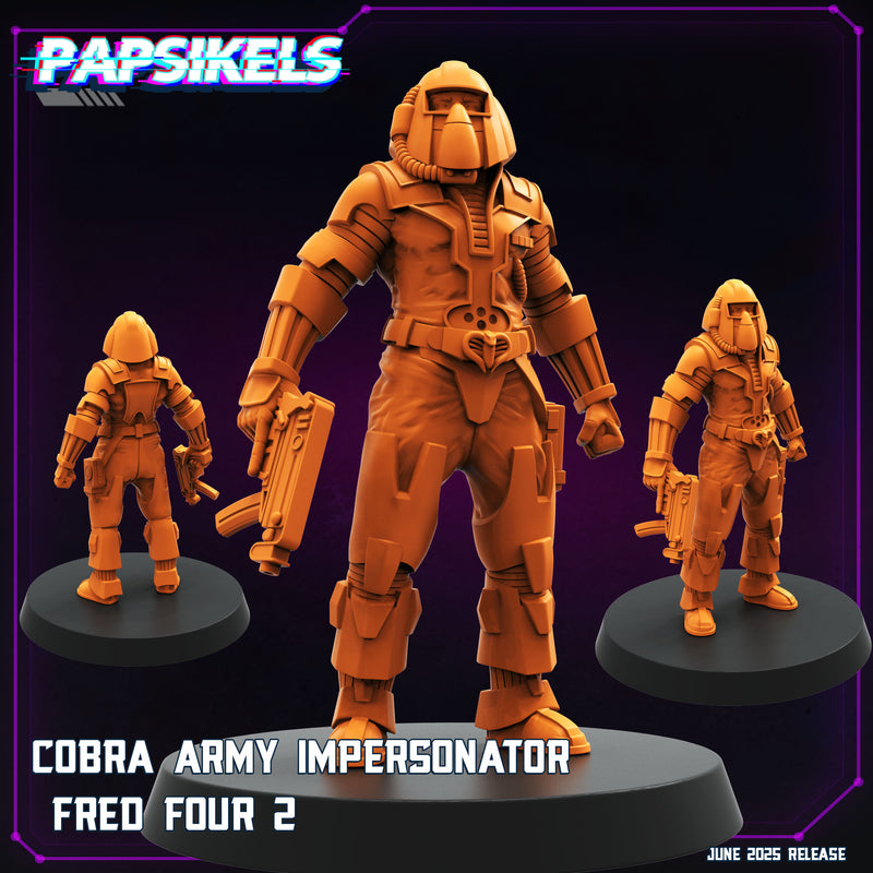 Army Impersonator Fred Miniatures | Cyberpunk | Papsikels